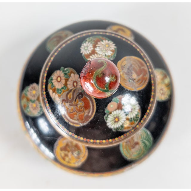 Early 20th Century Japanese Cloisonne Enamel Covered Urn Attr: Honda Yosaburo For Sale - Image 9 of 17