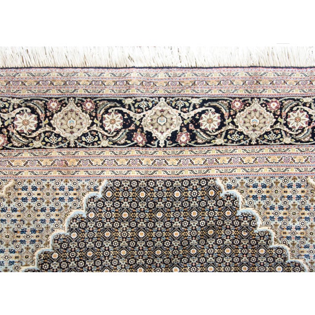 An incredible mid-20th century Persian Tabriz rug with a complex central medallion, layered with elaborately woven...