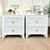Hollywood Regency 1980s Lexington Henry Link Wicker Coastal Bedroom Set | Dresser, Mirror & Nightstands For Sale - Image 3 of 14