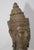 Metal Cast Bronze Buddha Head Sculpture With Verdigris 19th C. For Sale - Image 7 of 12