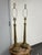 Traditional Hollywood Regency Vintage Brass Table Lamps, Pair For Sale - Image 3 of 11