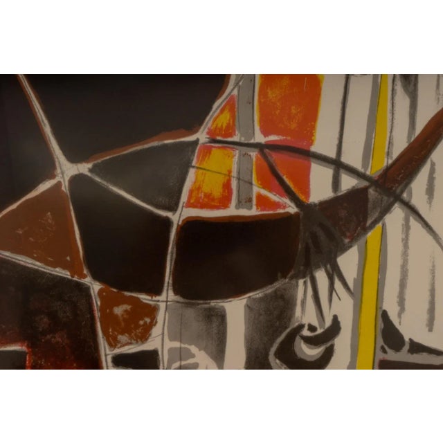 Glass 1940s Lithograph After Edouard Pignon Ltd Ed For Sale - Image 7 of 10