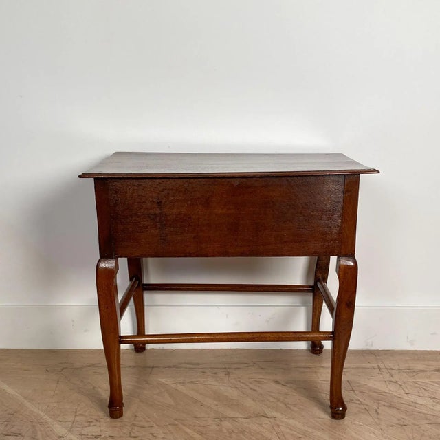 Traditional English Georgian Oak Low Boy, Circa 1780 For Sale - Image 3 of 9