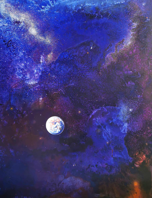 Barbara Hubert, Galaxy 5, 2025, Oil on Canvas