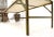 Off-white Brass Frame Marble Top Rectangular Coffee Table McCobb Attributed For Sale - Image 8 of 12