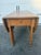 Antique vintage oak gate leg dining table with drawer. This piece is most likely From the 1920’s or 30’s. The table gate...