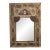 Hand Made Metal Frame Mirror on Custom Lucite Stand For Sale