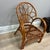 Mid-Century Bamboo Armchair with Fan Back Design