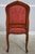 Vintage Leather Top Louis XV Style Carved Table W. 4 Chairs For Sale - Image 12 of 18