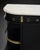 An elegant and unusually designed French Louis XVI style buffet or sideboard, late 19th century, crafted in mahogany,...