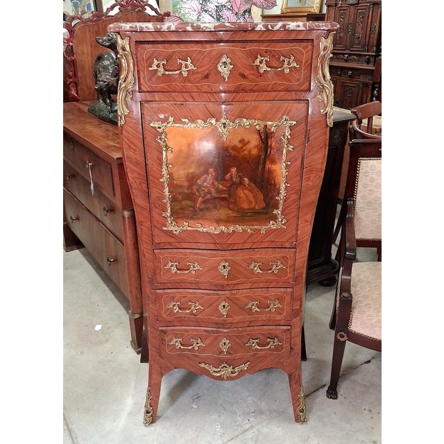 Late 19th Century Louis XV Style Ladys Secretary For Sale - Image 6 of 7