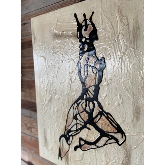 Pair of Vintage Modern Nude Figure Paintings For Sale In Tampa - Image 6 of 11