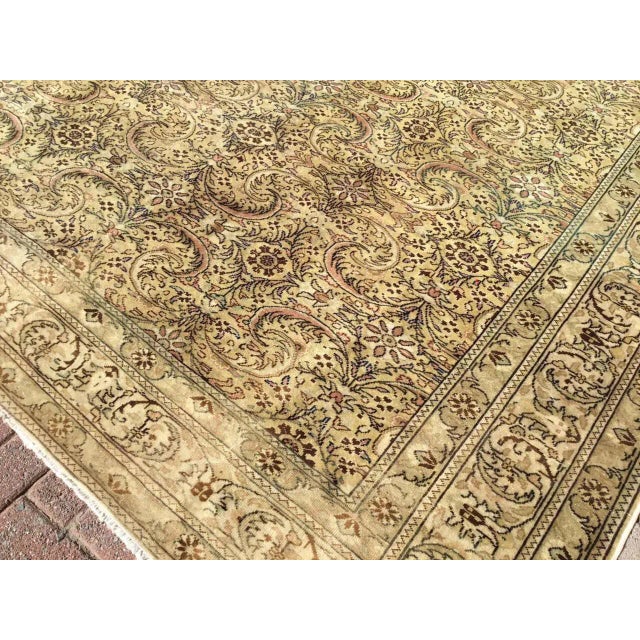 1930's Handmade Oushak Rug - 95" X 142" For Sale - Image 9 of 13
