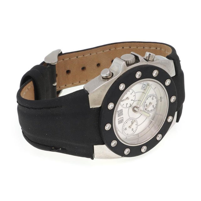 This is an authentic chronograph men's wrist watch by Paolo Bongia. A RUEDA collection, the case is crafted from stainless...