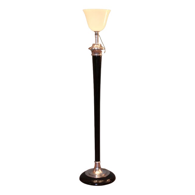 French Art Deco Floor Lamp from Mazda, 1920s For Sale