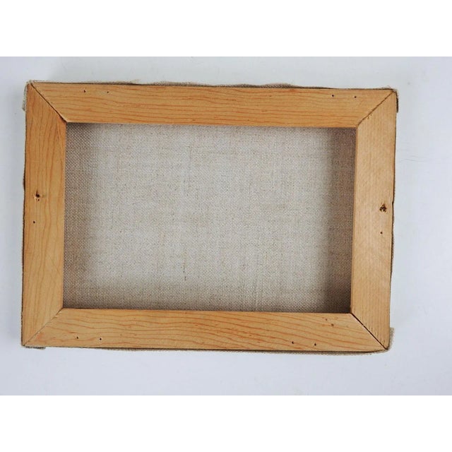 Rustic Vintage Oak Tree and Cactus Landscape Painting For Sale - Image 3 of 4