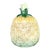 Vintage Monumental Glazed Ceramic Pineapple For Sale