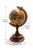 Black Vintage Italian Decorative Desktop Globe with Fiammato Wood Base, 1970s For Sale - Image 8 of 9