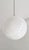 Art Deco Globe Pendant Light in Glass and Chrome, 1930s For Sale - Image 4 of 11