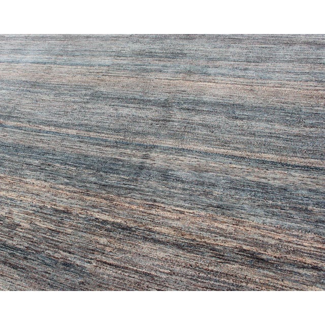 Fine Modern Rug in Variegated Design by Keivan Woven Arts For Sale In Atlanta - Image 6 of 13