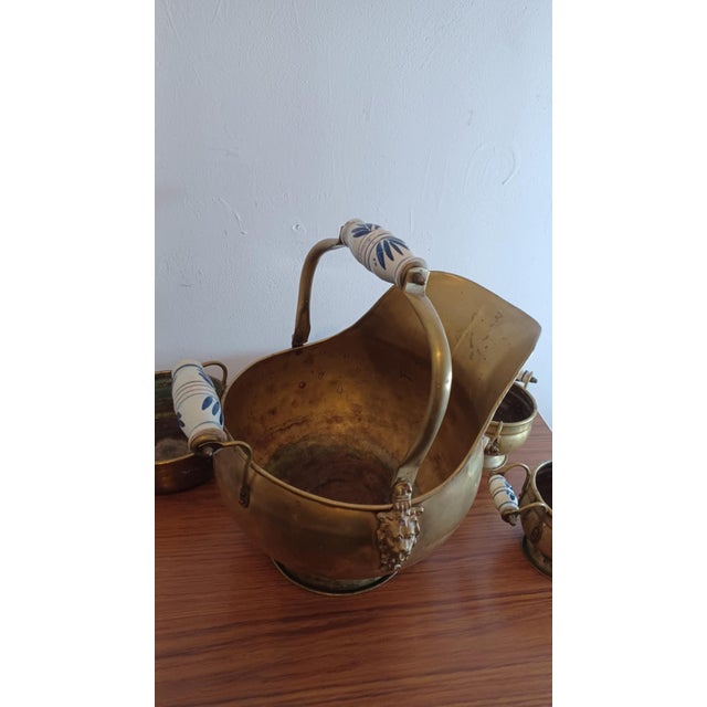 Brass Planters, 1950s-1960s, Set of 4 For Sale - Image 11 of 18