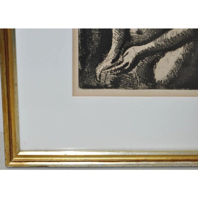 Georges Rouault "Girl in the Grand Hat" Etching c.1928 For Sale - Image 9 of 10