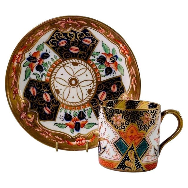 Antique Pattern 710 Demitasse Cup and Saucer from Jackson & Gosling Grosvenor, 1890, Set of 2 For Sale - Image 11 of 11