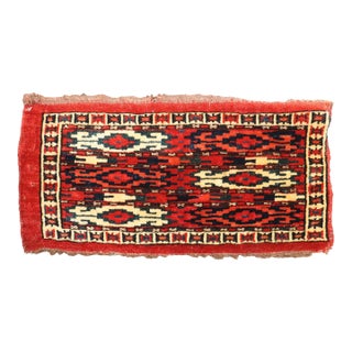 Tribal Antique Zabihi Collection Turkeman Tekke Rug - 0'10" x 1'9" For Sale