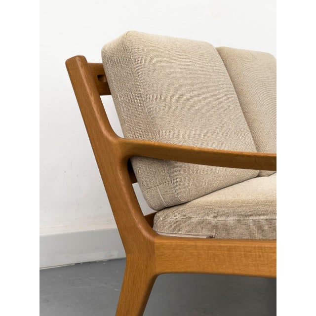 Vintage Danish Oak Sofa by Juul Kristensen, 1970s For Sale - Image 9 of 18