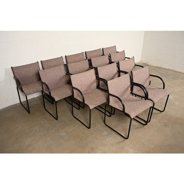 Mid-Century Modern Richard Schultz for Knoll Modern Model 1407 Armchairs, Set of Fourteen For Sale - Image 3 of 12