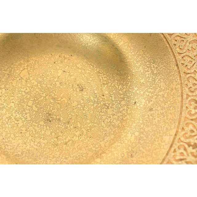 Bronze Tiffany Studios New York Bronze Doré Bowl With Decorative Border For Sale - Image 8 of 13