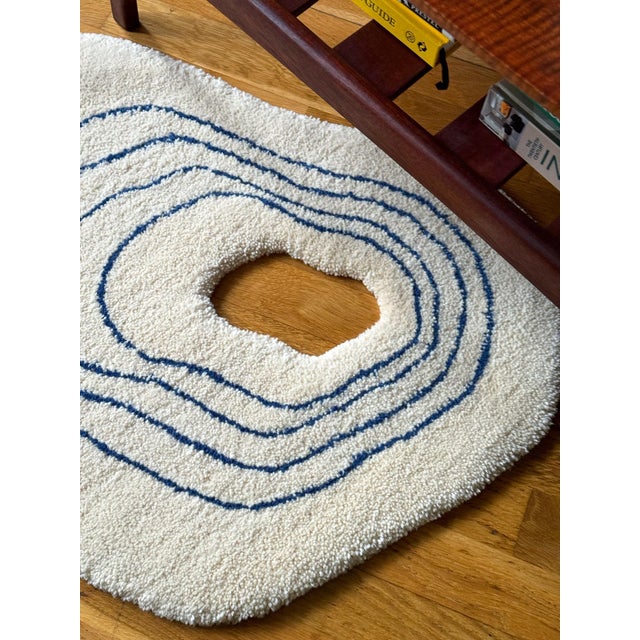 Big Waves Wool Rug by Alan Thomas For Sale - Image 4 of 5