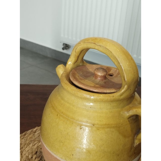 Antique Glazed Earthenware Jug, 1890s For Sale - Image 9 of 18