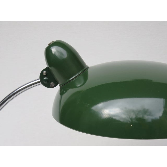 Dark Green and Chrome Desk Lamp from Escolux, 1930s For Sale - Image 9 of 18