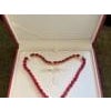 Bochic "Capri" Vintage 120 Carat Plus Of Natural Ruby Necklace Set 18K Gold & Silver For Sale - Image 16 of 18