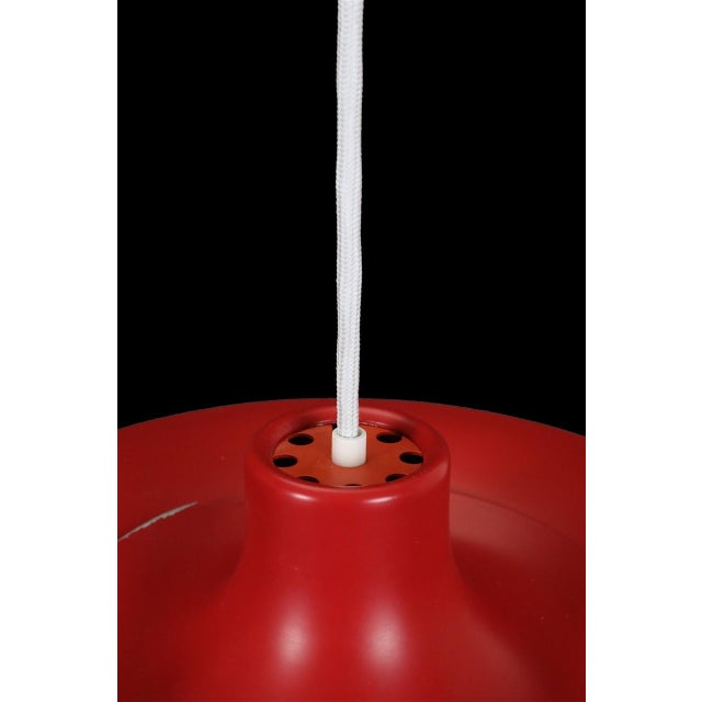 Red PH 5 Hanging Lamp by Poul Henningsen for Louis Poulsen, 1960s For Sale - Image 9 of 18