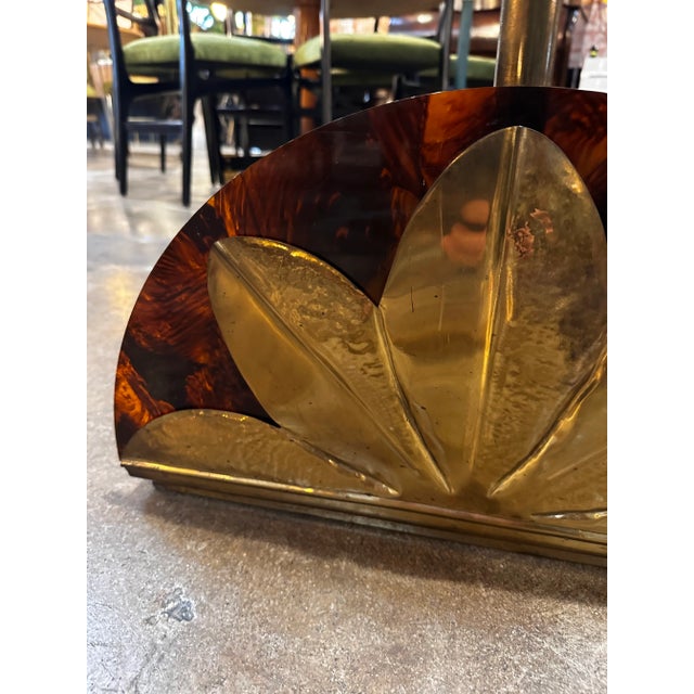 Metal Italian Decorative Journal Rack 1980s For Sale - Image 7 of 8