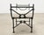 Metal Neoclassical Style Horned Aluminum Bench After Diego Giacometti For Sale - Image 7 of 18
