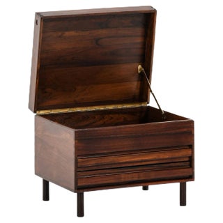 Side Table / Storage Box by Gunnar Myrstrand for Källemo, Sweden For Sale