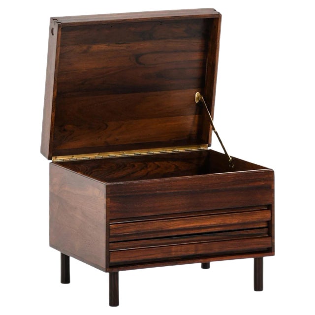 Side Table / Storage Box by Gunnar Myrstrand for Källemo, Sweden For Sale