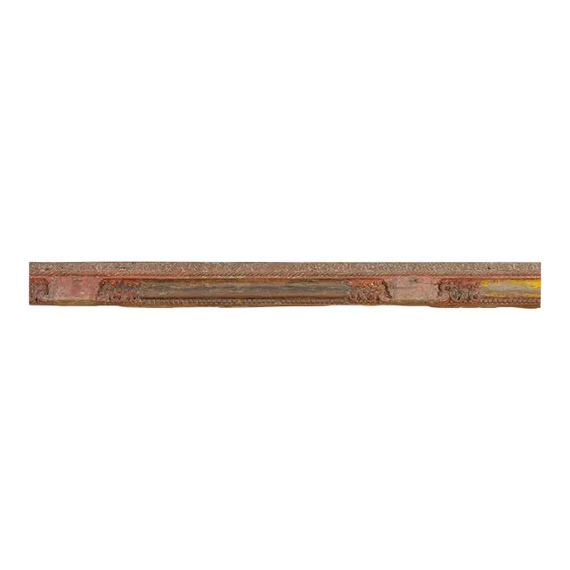 Long 18th Century Gangaur Architectural Carved Beam For Sale