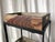 1970s Heavy-Duty Industrial Grade 3-Tier Rolling Cart in Exceptionally Rare True Argentine Greenheart Wood & Heavy Iron Base For Sale In Denver - Image 6 of 12