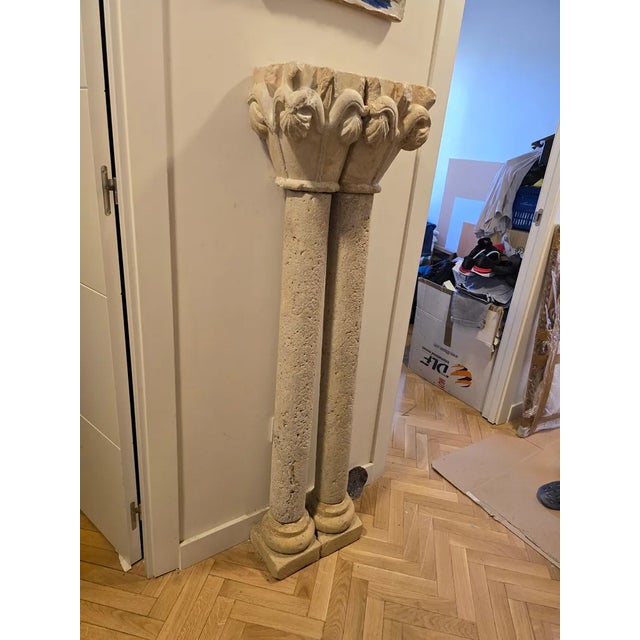 Romanesque Decorative Columns in Terracotta, 1950s For Sale - Image 4 of 12