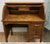 Vintage Oak Roll Top Desk – Circa 1920s–1940s | Solid Wood For Sale - Image 4 of 4