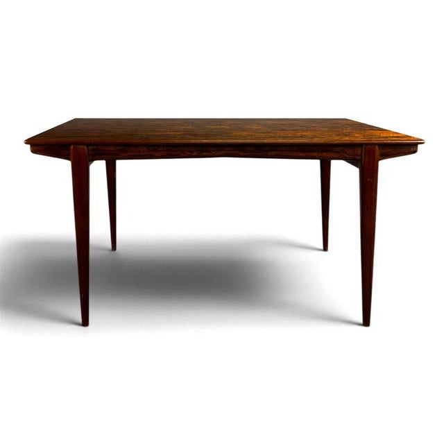 Scandinavian Dining Table in Wood with Italian-Style Extensions, 1960s For Sale - Image 10 of 10