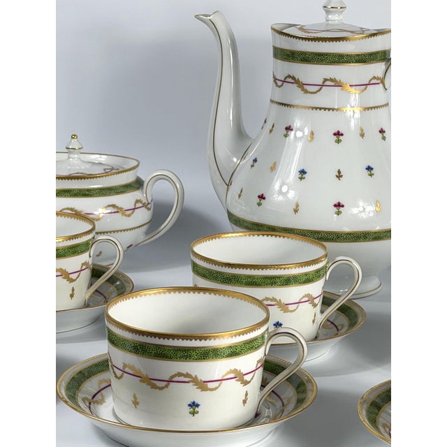 Tea Set for Six by Haviland Limoges, France, 1990s, Set of 15 For Sale - Image 6 of 18
