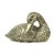 Beautiful and very heavy statue, sculpture of a duck, made of silver-plated brass, entirely in the style of Mauro Manetti,...