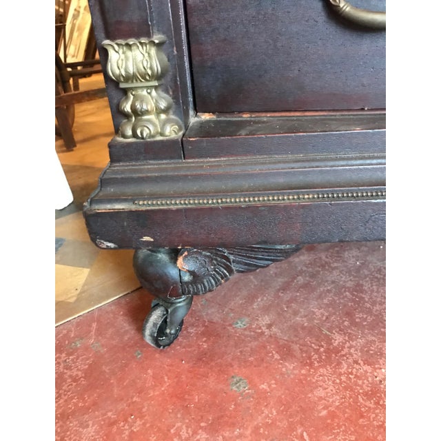 Early 20th Century Egyptian Revival Chest of Drawers For Sale - Image 10 of 12