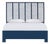 Liam Platform Bed Double - Navy For Sale