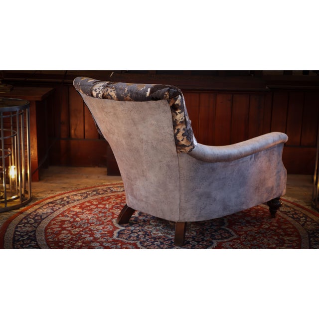 Slipper Armchair in Velvet by John Sankey, 2010s For Sale - Image 10 of 18